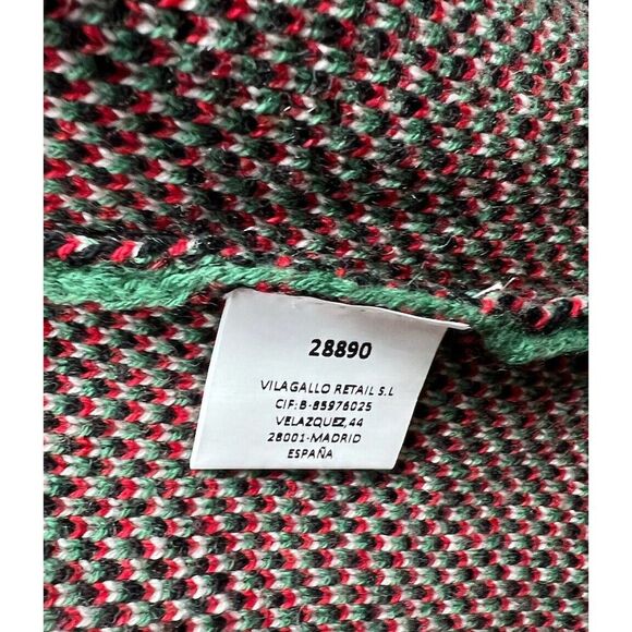 Anthropologie Vilagallo Starry Leopard Medium Open Sweater Cardigan Knit $350 - Picture 7 of 8